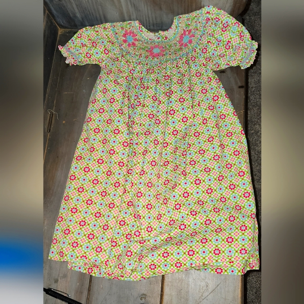 Smocked Mom & Me 3t Dress